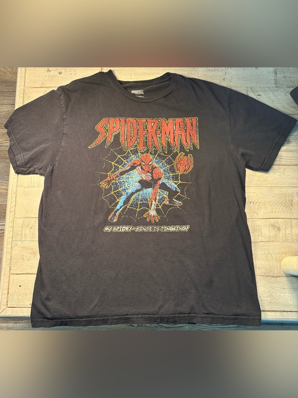 Spider-Man Web Walk Graphic Short Sleeve Tee Size L